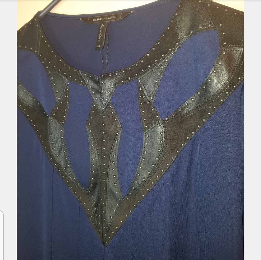 BCBG Maxazria Jaena Embellished Flounce Dress - Picture 6 of 8